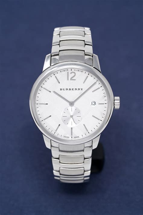 bu10004 burberry|Burberry Men's The Classic Silver Watch BU10004.